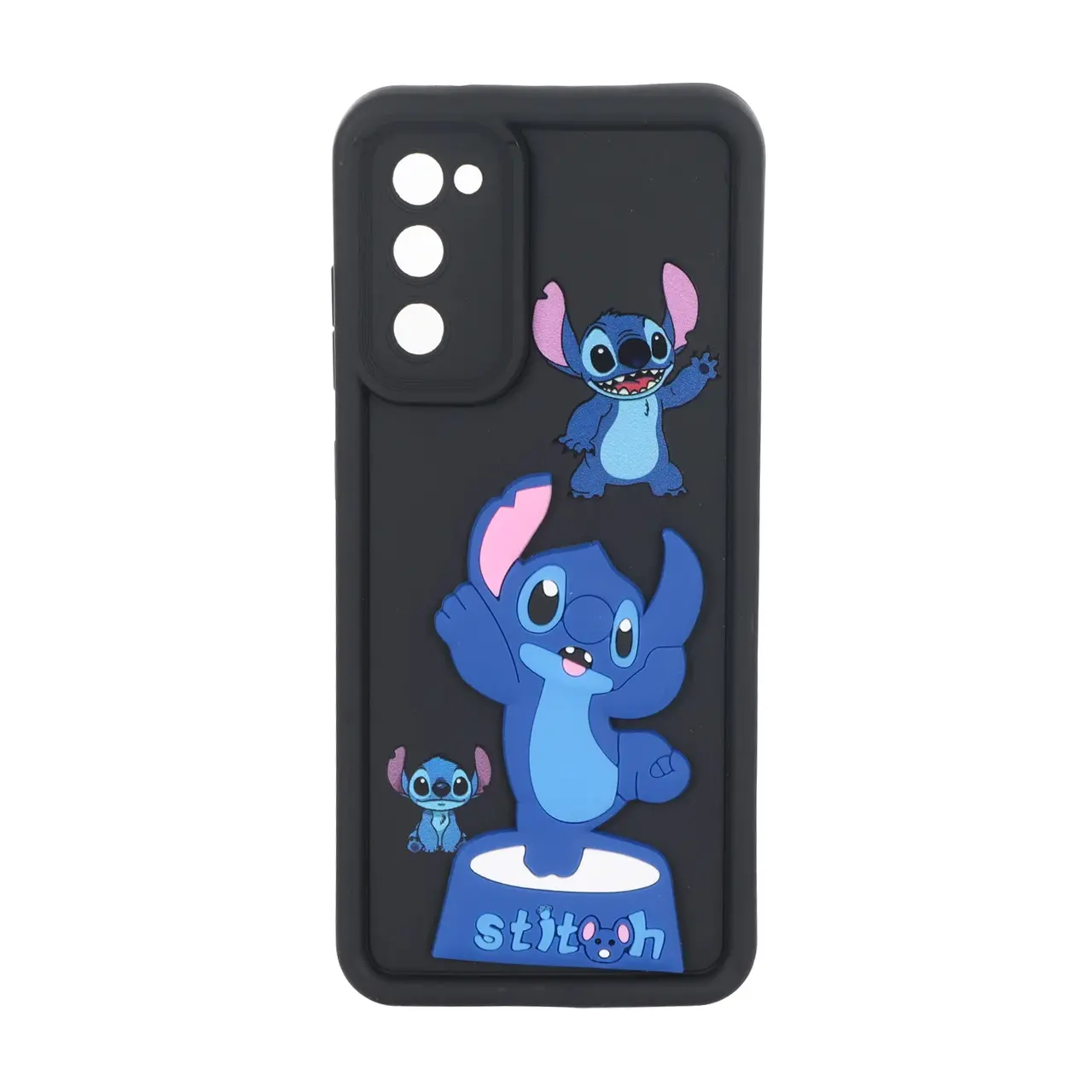 قاب طرح Solid Case عروسکی برجسته Stitch مناسب برای Samsung Galaxy S20 FE