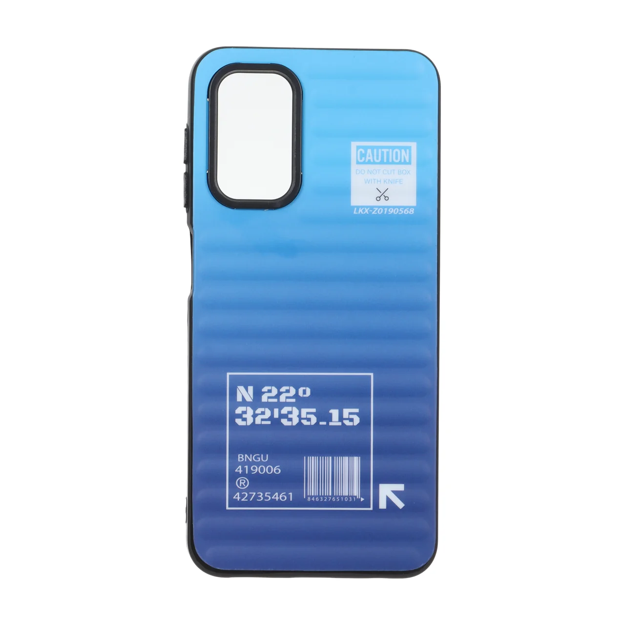 قاب مات طرح گرافیکی آبی Youngkit مناسب برای سامسونگ گلکسی A13 4G/5G، A04s، M13 4G، M23 و F13