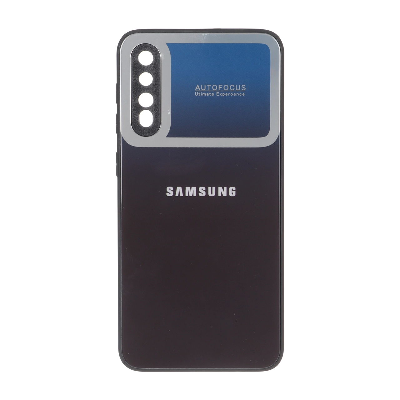 قاب Auto Focus پشت گلس دور لنز آینه‌ای بادمجانی مناسب برای Samsung Galaxy A50 / A50s / A30s