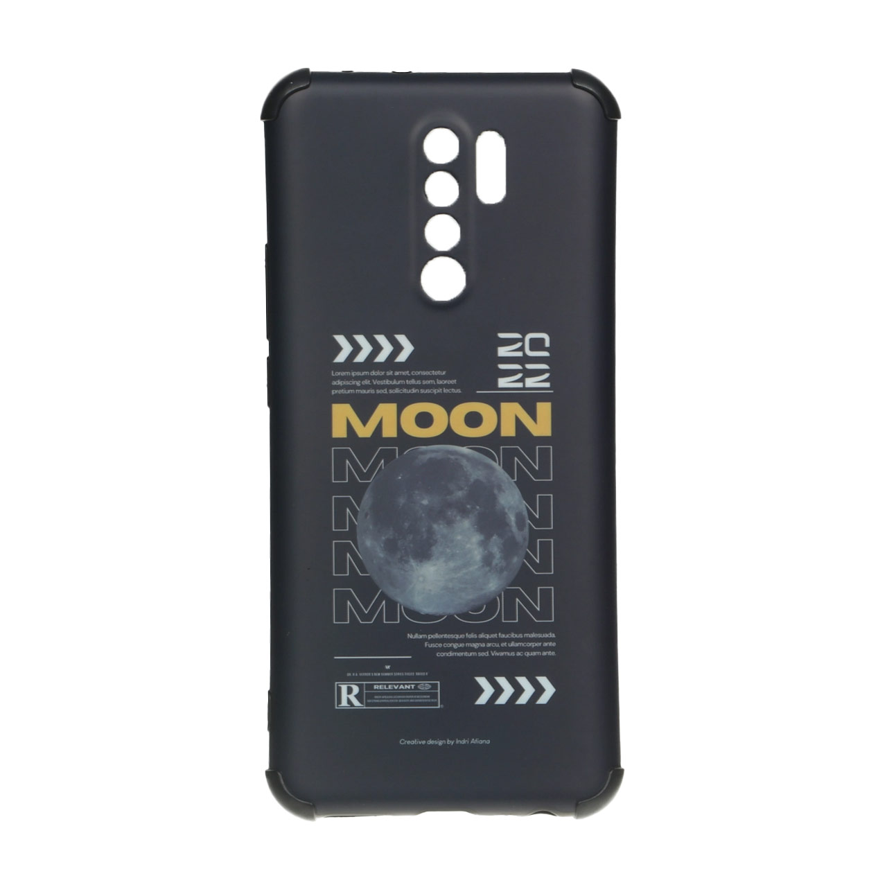 قاب طرح ماه (Moon) بامپردار مناسب برای شیائومی ردمی 9 / ردمی 9 پرایم / پوکو M2