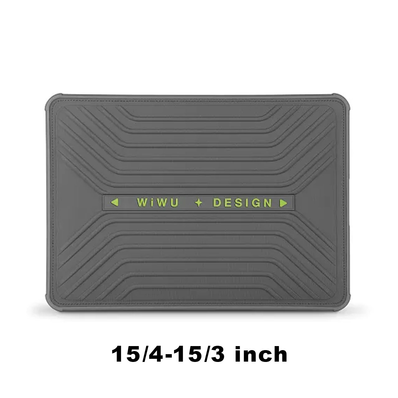 کاور مک بوک 15.3/15.4 اینچی Wiwu مدل Defender Sleeve Pro - خاکستری