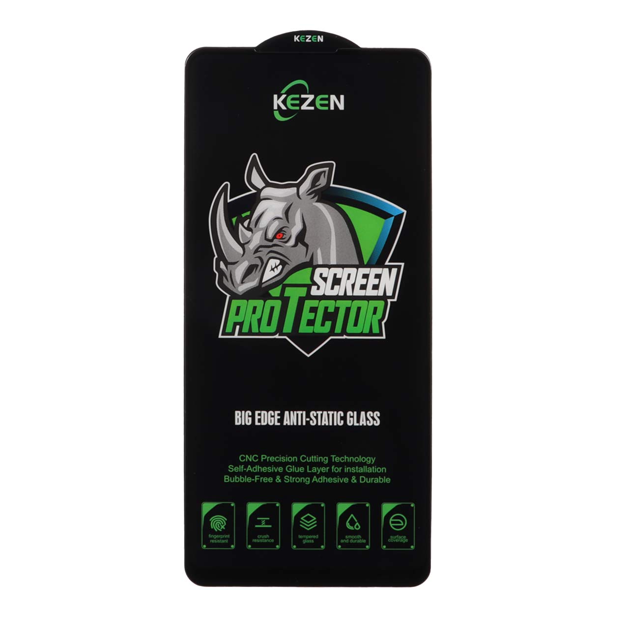 محافظ صفحه نمایش شیشه ای Full Cover Kezen Anti Static Big Edge مناسب برای سامسونگ و شیائومی