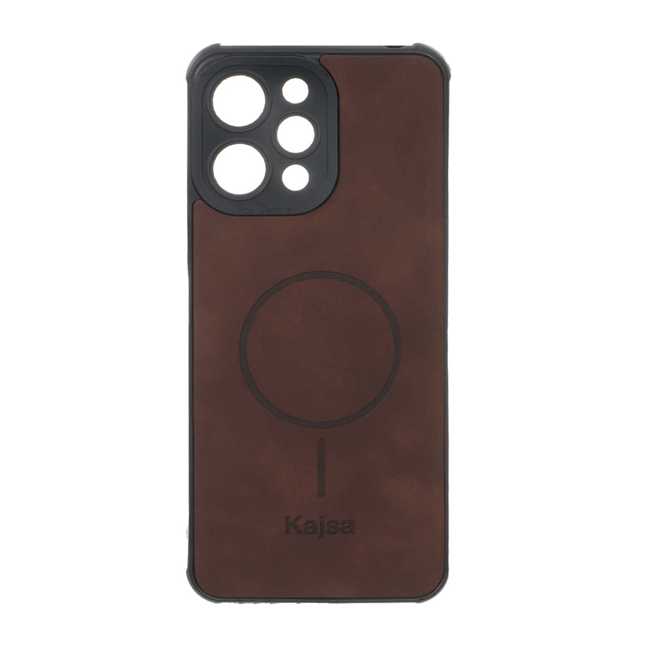 قاب جیر طرح مگ سیف Kajsa قهوه ای مناسب برای شیائومی ردمی 12 و پوکو ام 6 پرو 5G