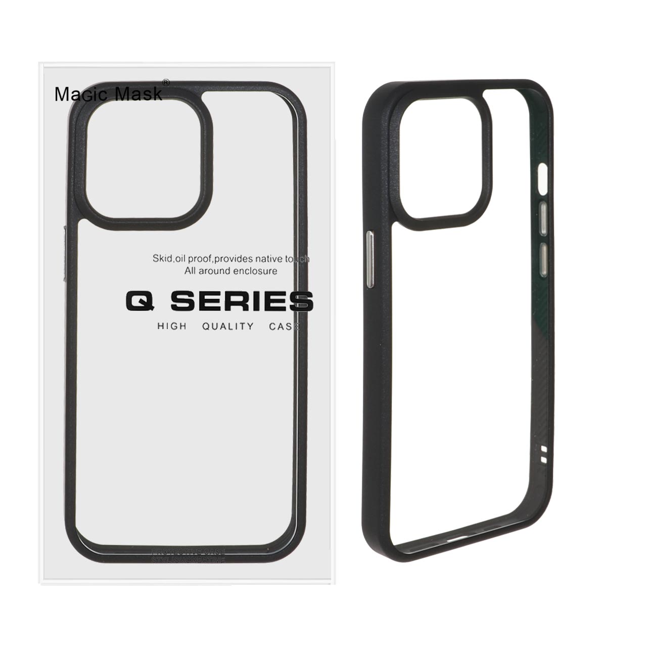 قاب طرح Q Series شفاف Ice مناسب برای آیفون 13 پرو