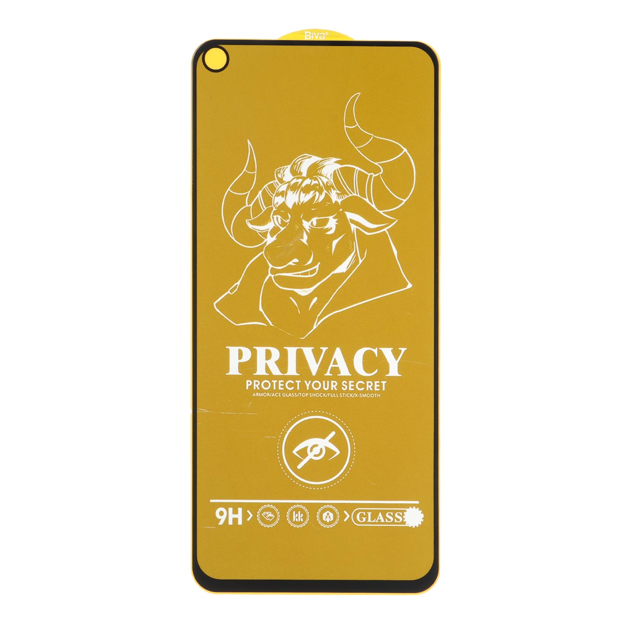 محافظ صفحه نمایش شیشه ای تمام صفحه حریم شخصی Biva مناسب برای Samsung Galaxy A11 / M11، Note 9t، Mi 11 Lite، Realme 7 و Realme 9