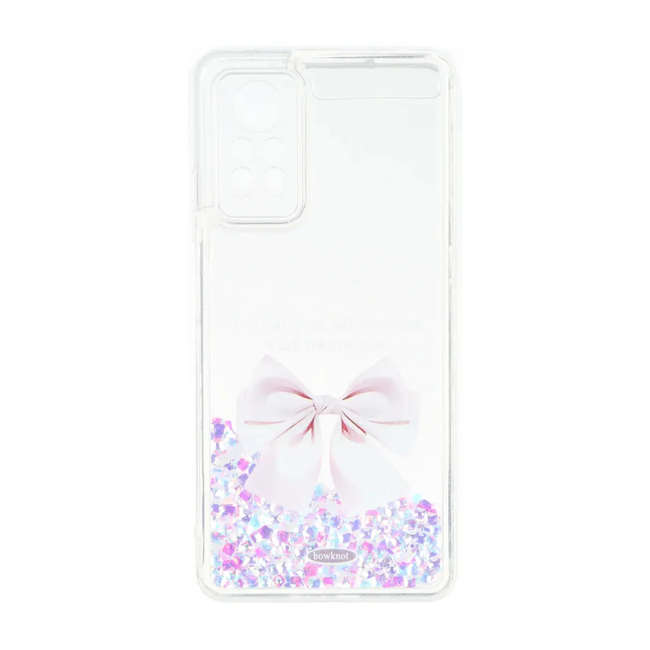 قاب آکواریومی اکلیلی طرح دار دور ژله ای Xiaomi Redmi Note 12 Pro 4G / Redmi Note 11 Pro - کد 249
