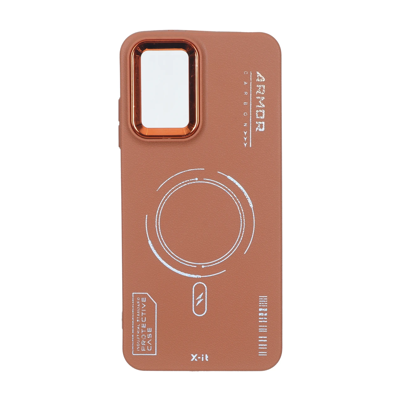 قاب Armor لنز متال Texture طرح مگ سیف مناسب برای شیائومی Redmi 10 و Redmi 10 Prime