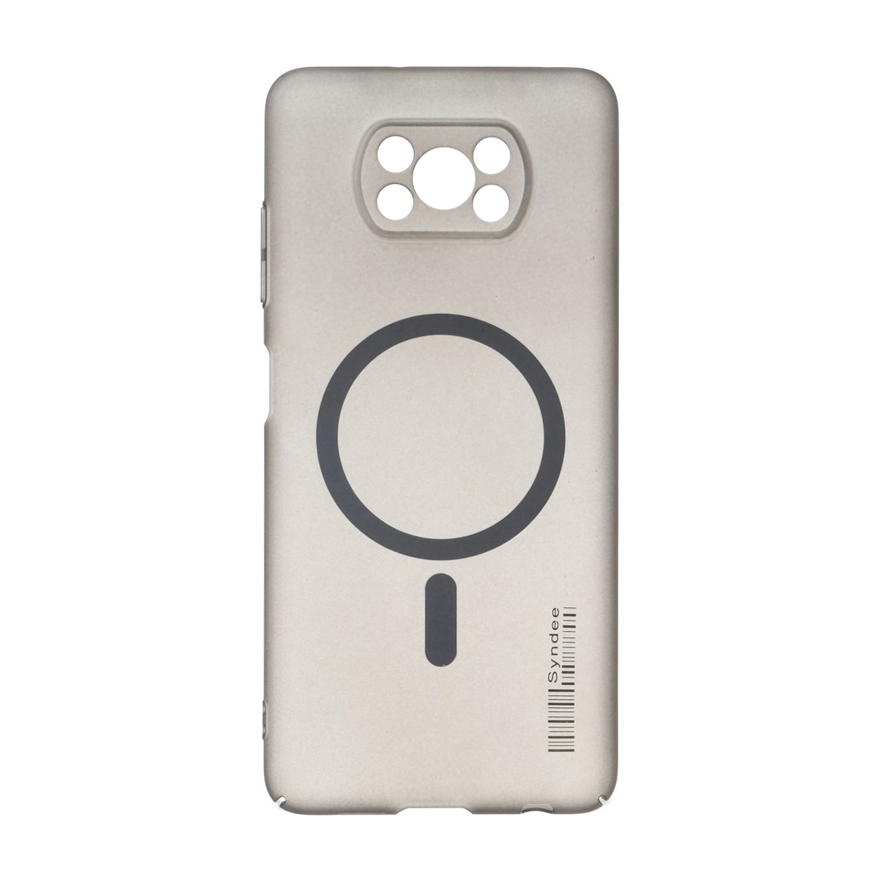 قاب Syndee پشت سخت مات مگ سیف طوسی مناسب برای شیائومی پوکو X3/X3 پرو/X3 NFC