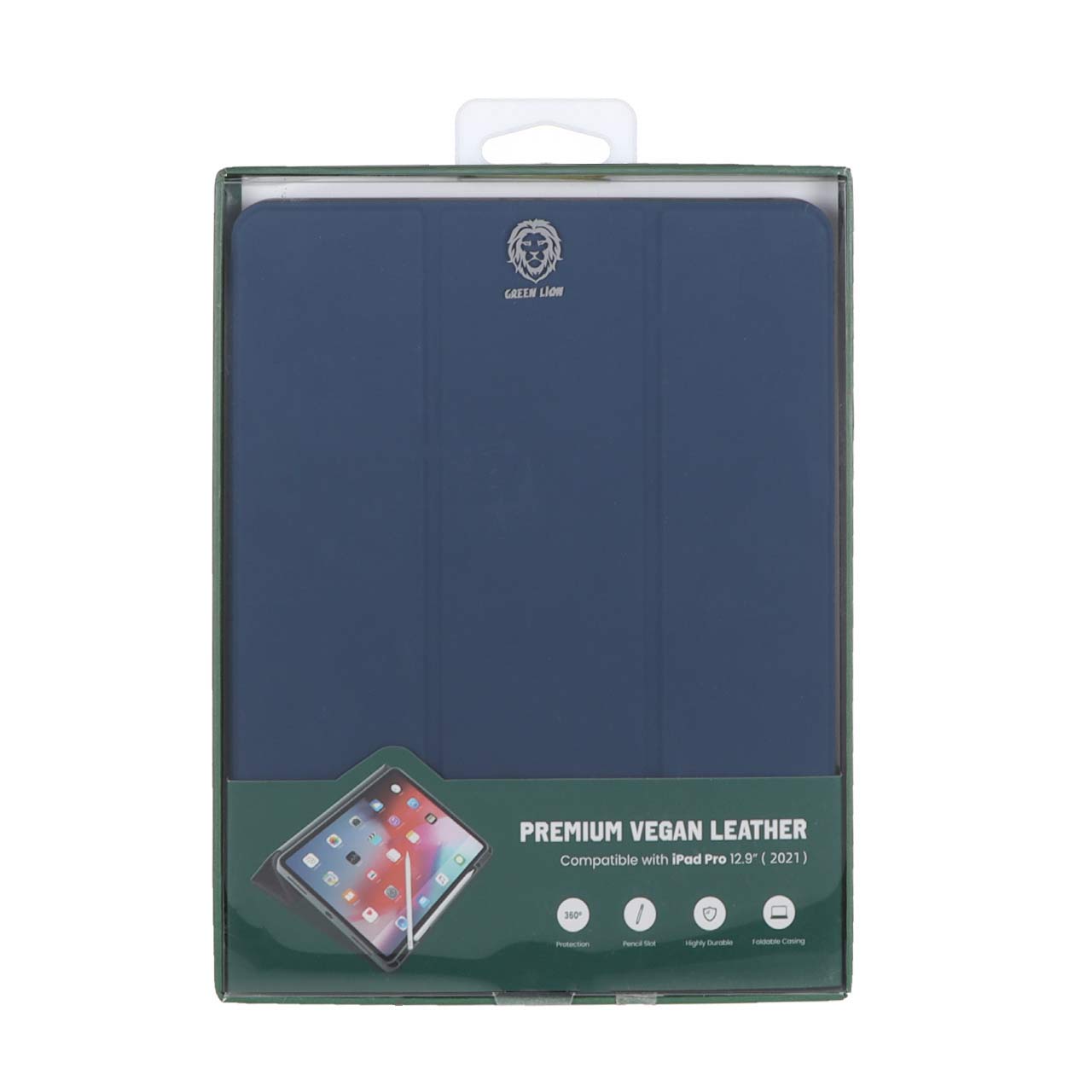 کاور ipad Pro 2021 ابعاد 12.9 اینچ Green Lion مدل GNLIPA129BL - آبی