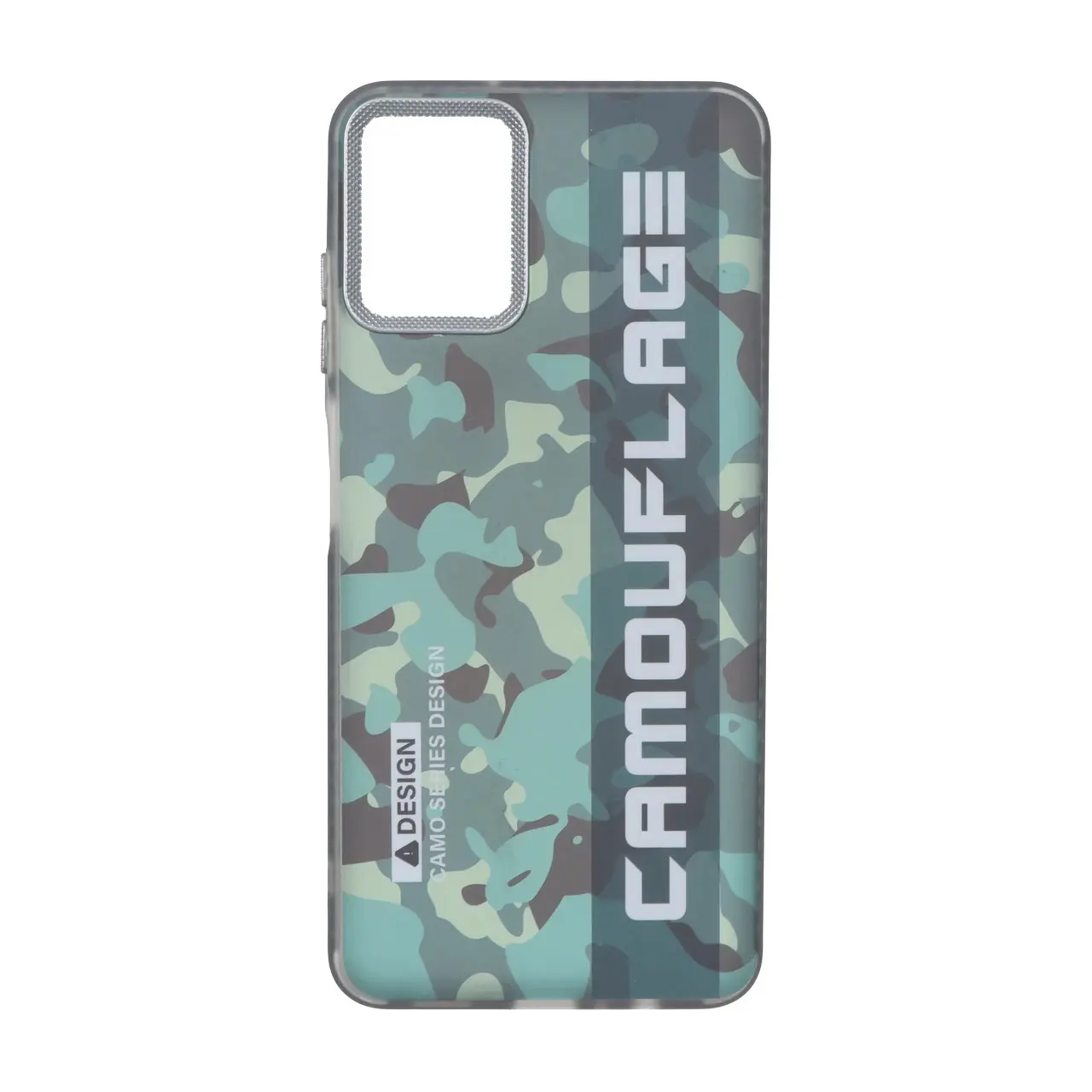 قاب طرح Camouflage چریکی محافظ لنز کربن مناسب برای سامسونگ گلکسی A07 - سبز