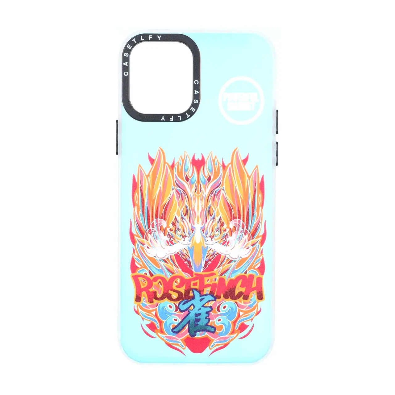 قاب هولوگرامی CaseTify طرح شعله و نوشته ROSEMARY مناسب برای آیفون 12 پرو و آیفون 12
