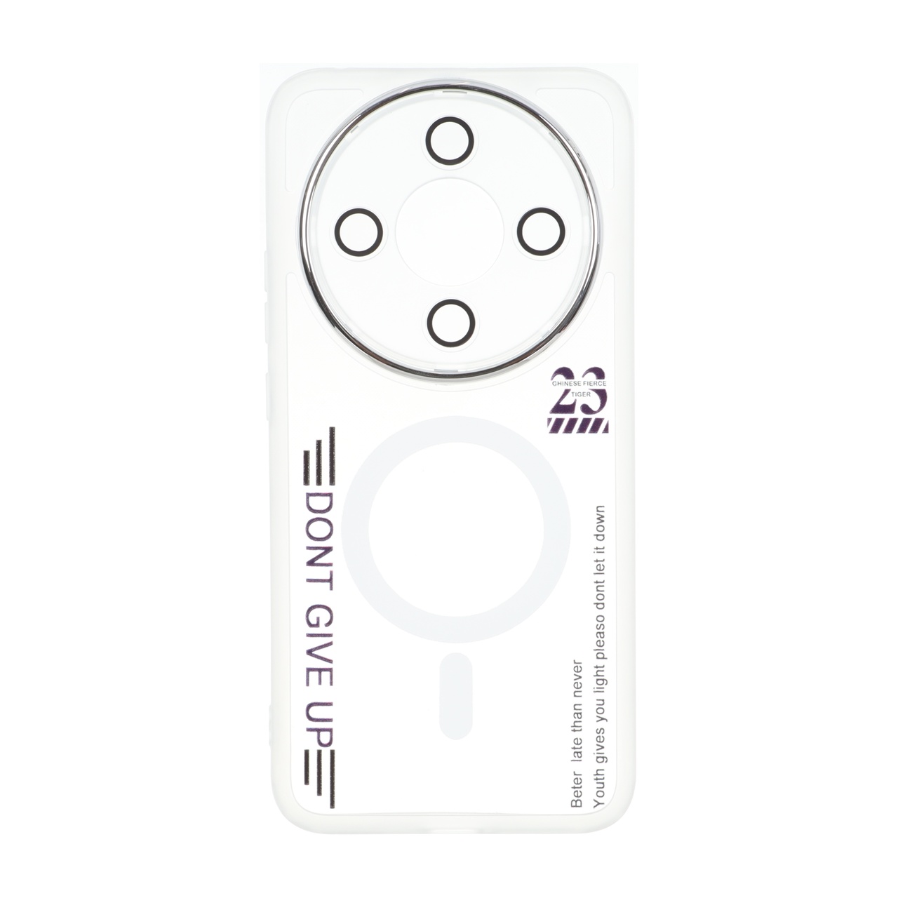قاب طرح Diamond Space مگ سیف لنز گلس دار شفاف مناسب برای گوشی Honor X9d