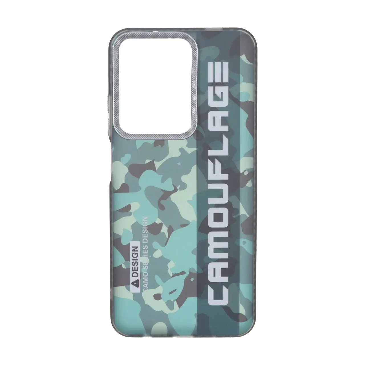 قاب طرح Camouflage چریکی با محافظ لنز کربن مناسب برای Xiaomi Redmi A5 و Poco C71