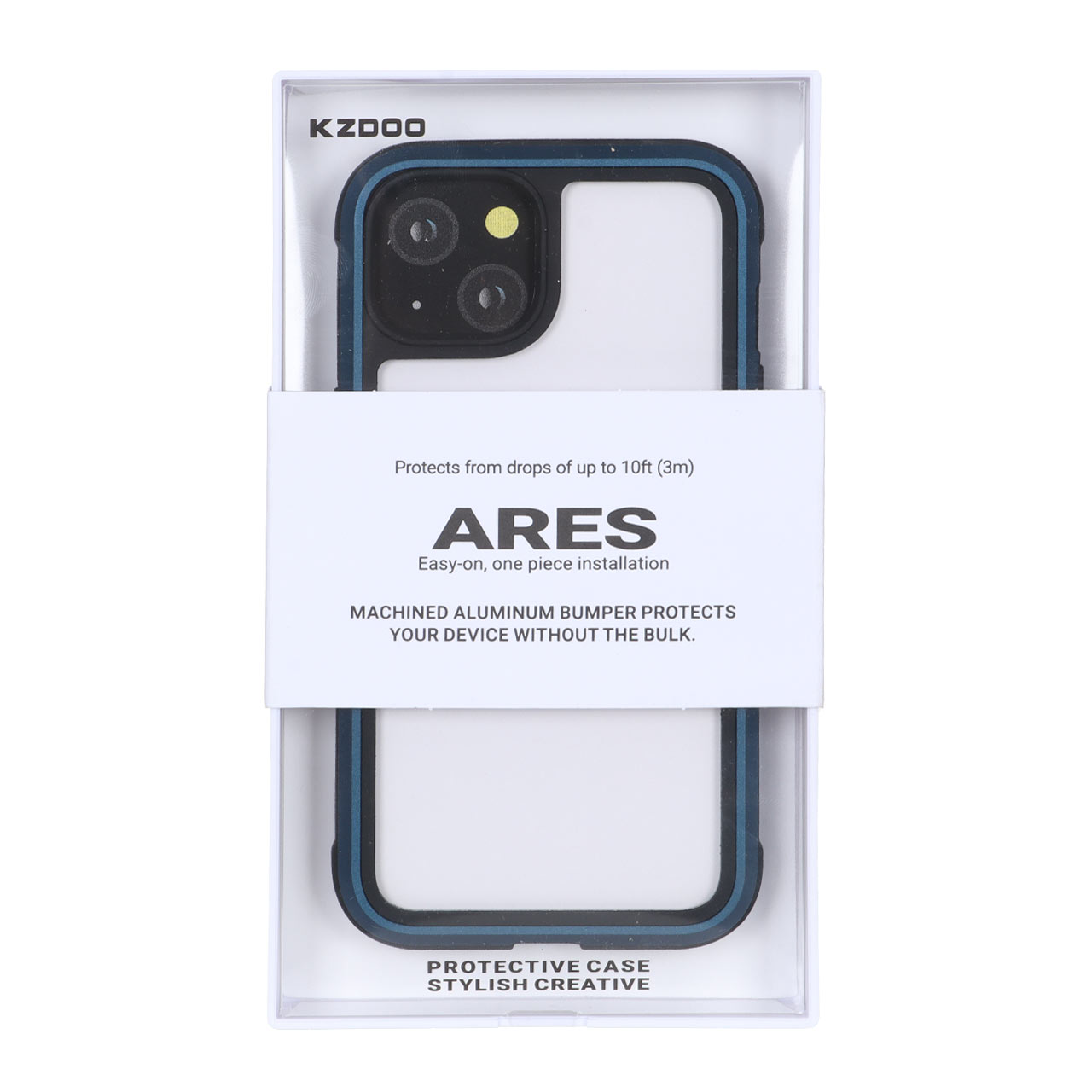 قاب KDoo مدل ARES سرمه‌ای مناسب برای آیفون 13 و آیفون 14
