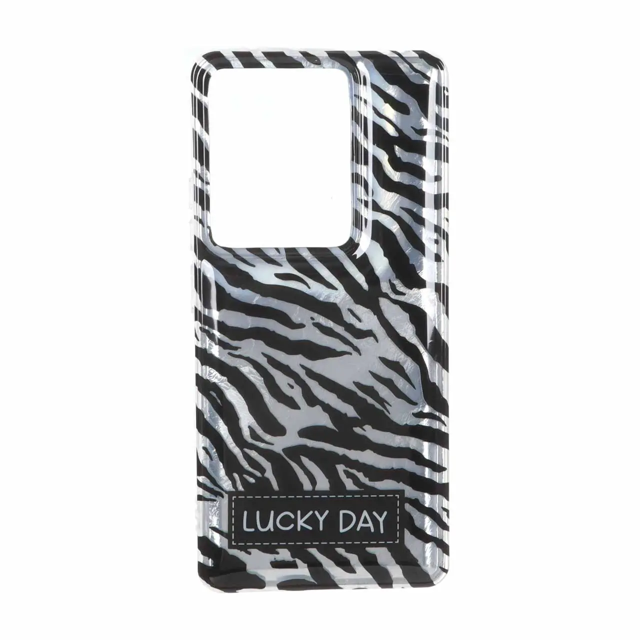 قاب طرح گورخری اطلسی Lucky Day دور ژله ای مناسب برای شیائومی ردمی نوت 14 اس / نوت 13 پرو 4G / پوکو ام 6 پرو 4G
