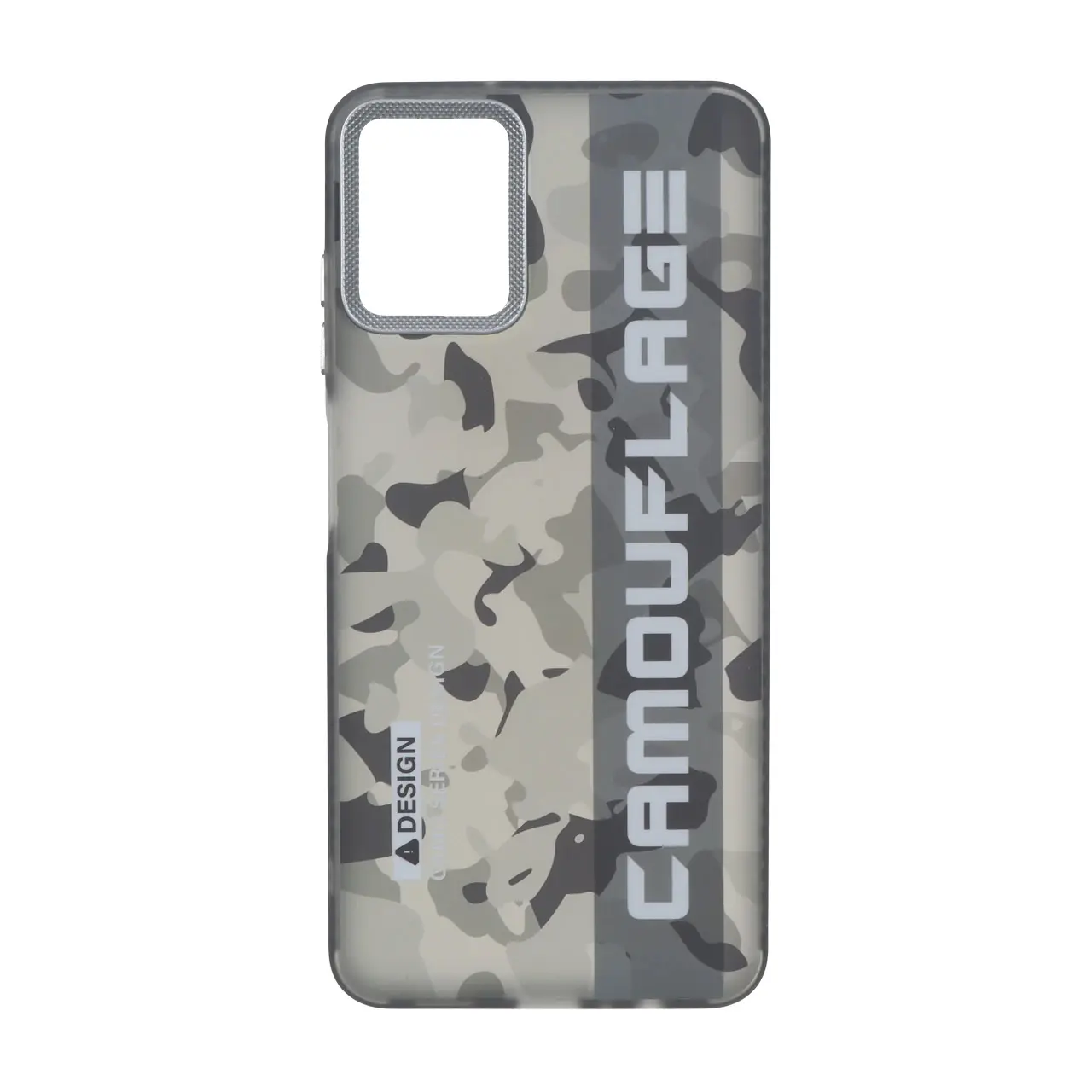 قاب طرح Camouflage چریکی با محافظ لنز کربن مناسب برای سامسونگ گلکسی A07