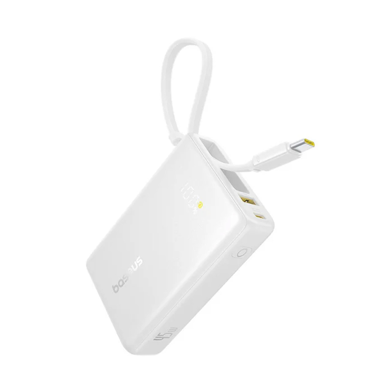 پاوربانک فست شارژ 45 وات Baseus مدل PicoGO PPPG-1W45C با ظرفیت 10000 میلی آمپر ساعت سفید