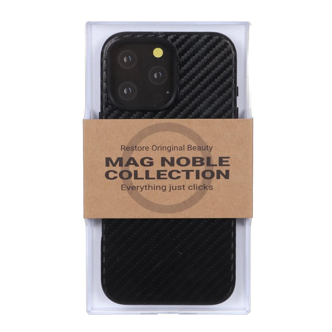 قاب مگ سیف کربن Original KDoo MAG Noble مشکی مناسب برای آیفون ۱۶ پرو مکس