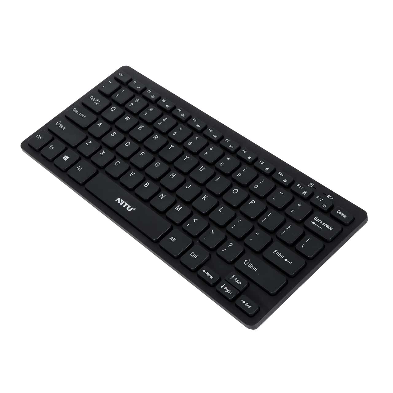 ست ماوس و کیبورد بی سیم Nitu NKB05 مشکی با اتصال دانگل USB