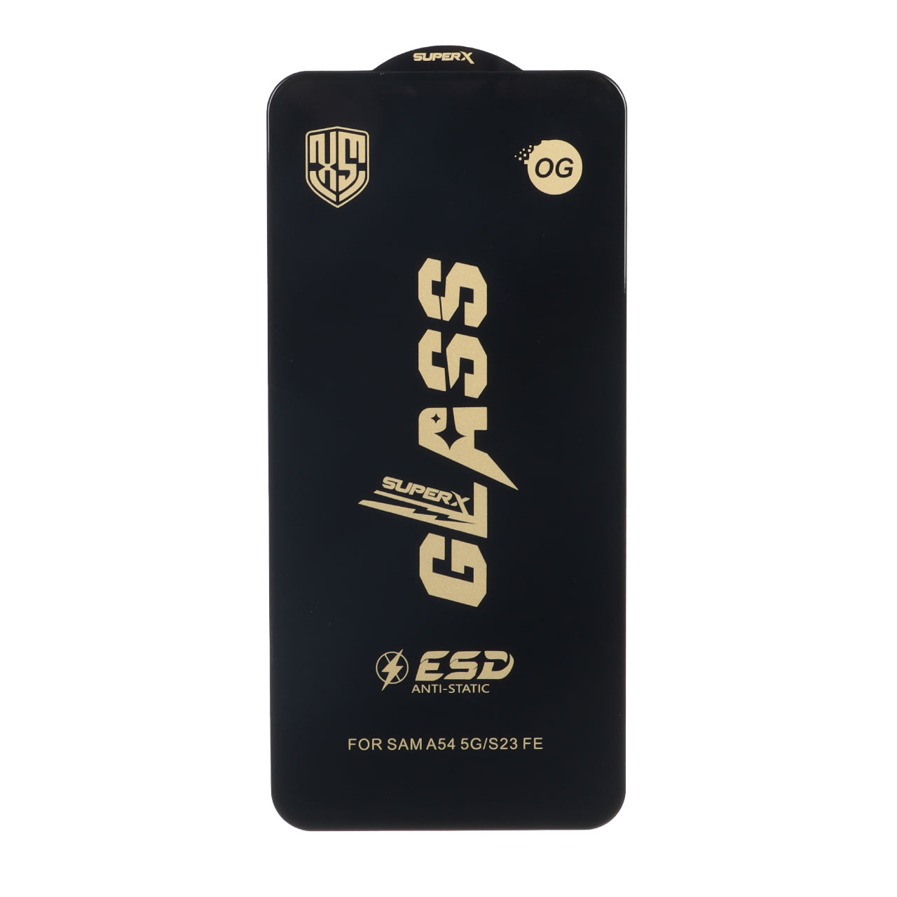 محافظ صفحه نمایش شیشه ای درجه یک Full Cover Super X OG - ESD OVOG مدل Samsung Galaxy S23 FE / A54 / Honor 400