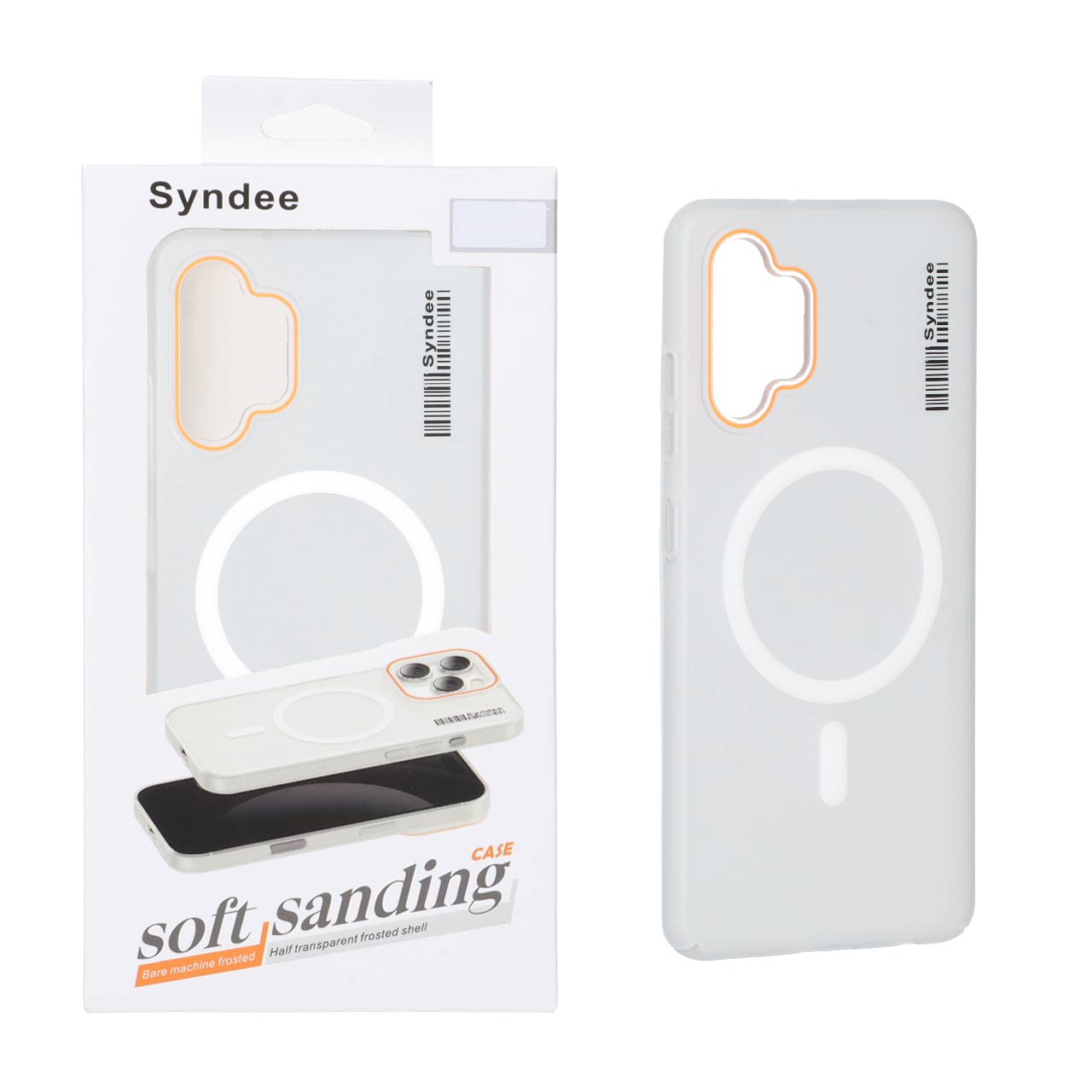 قاب مات مگ سیف Syndee سفید مناسب برای سامسونگ گلکسی A32 4G