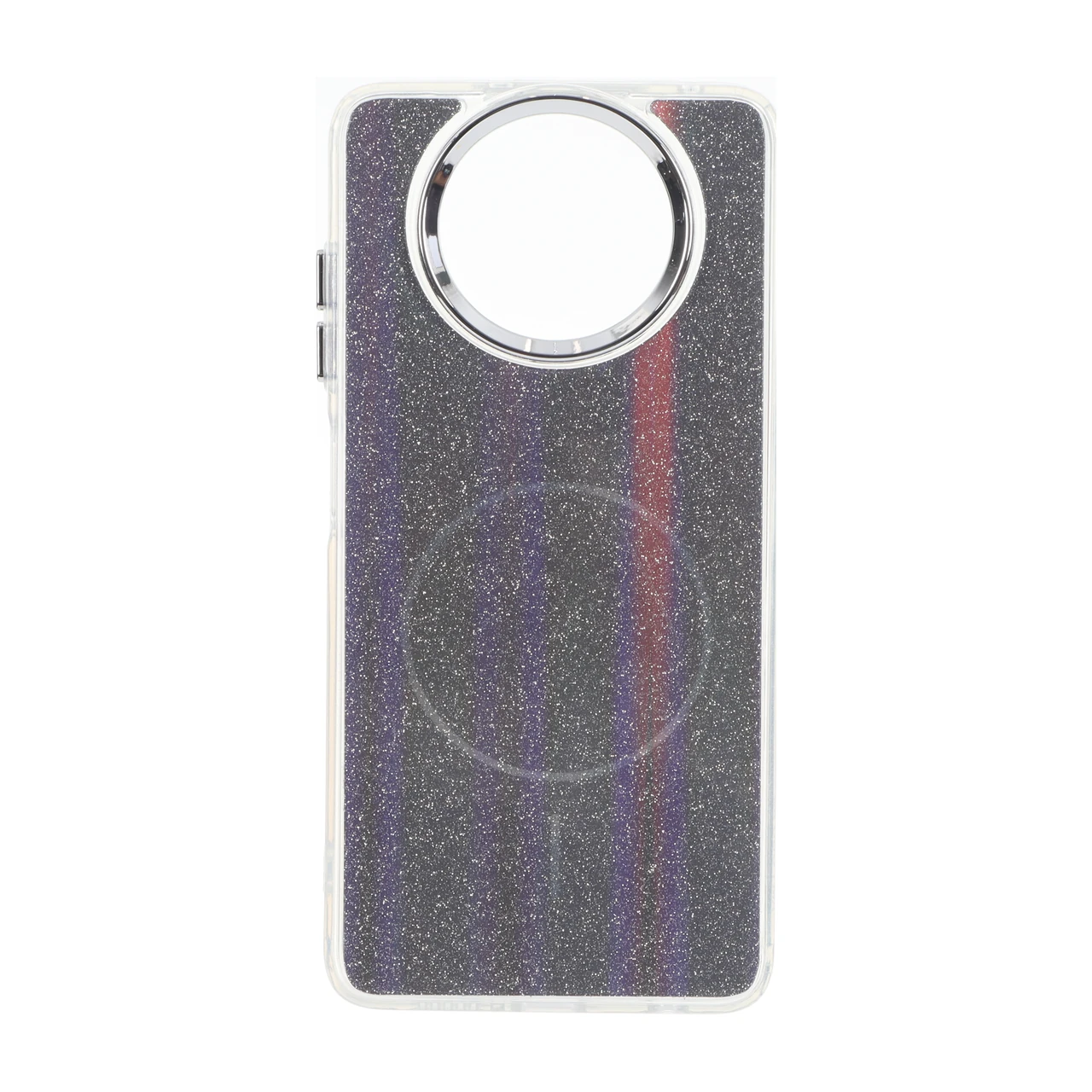 قاب اکلیلی هولوگرامی لنز کروم طرح مگ سیف Xiaomi Poco X3 / Poco X3 Pro / Poco X3 NFC - خاکستری