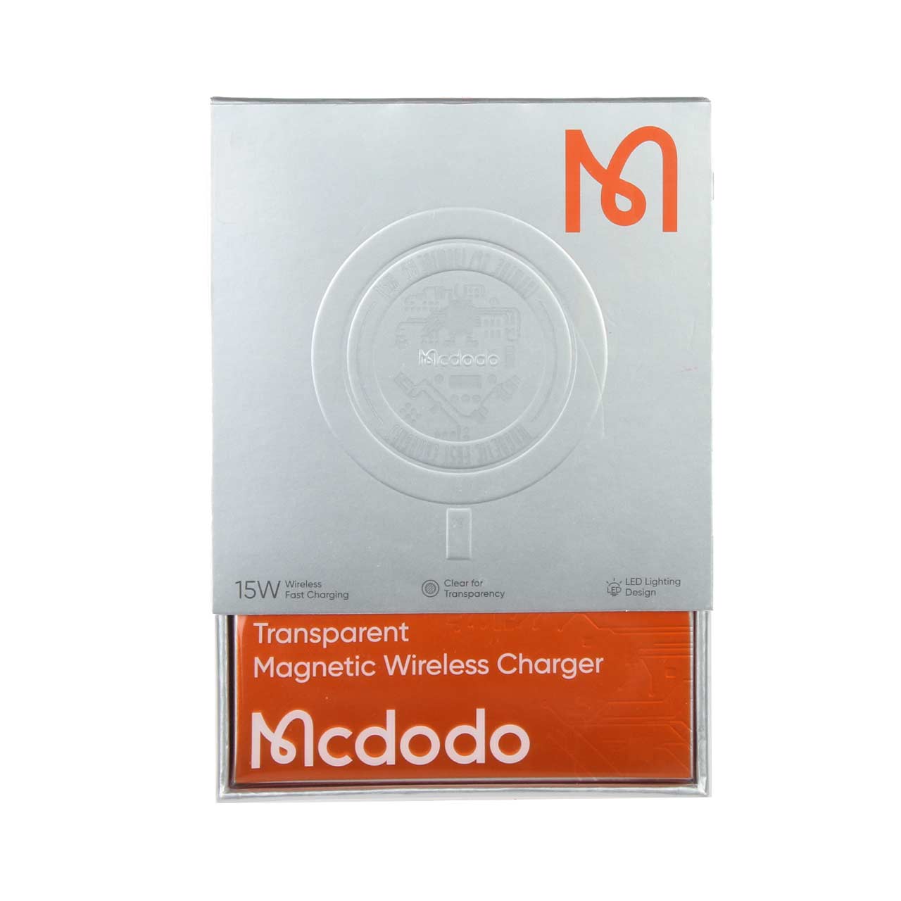 شارژر وایرلس 15 وات Mcdodo مدل CH-2330 - خاکستری