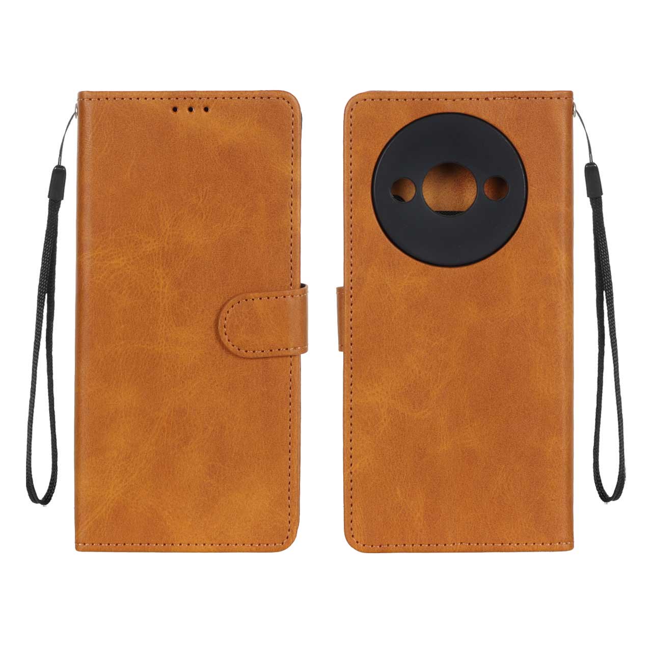 کیف موبایل مگنتی درجه یک MNC مدل Xiaomi Redmi A3 / A3x / Poco C61 - عسلی