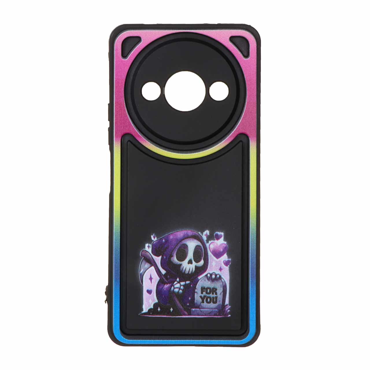 قاب Solid Case منحنی LUCKY طرح دار Xiaomi Redmi A3 / A3x / Poco C61 - کد 177