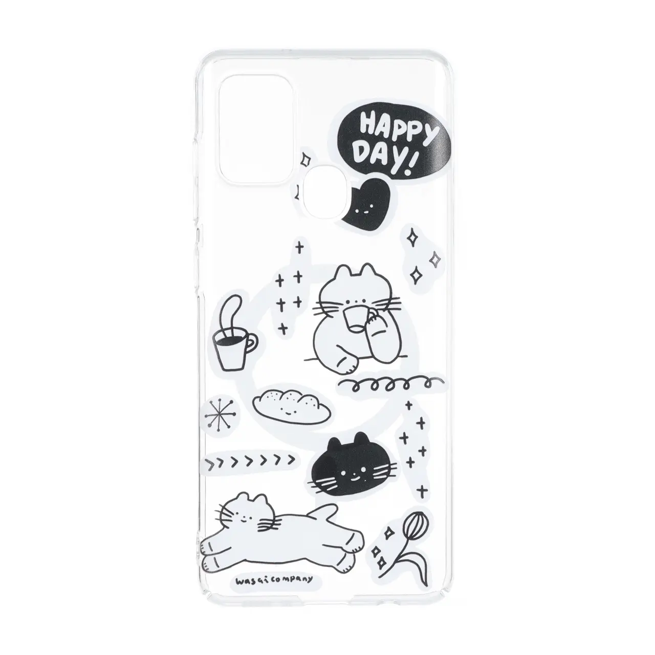 قاب Cute کریستالی طرح مگ سیف Samsung Galaxy A21s - کد 215