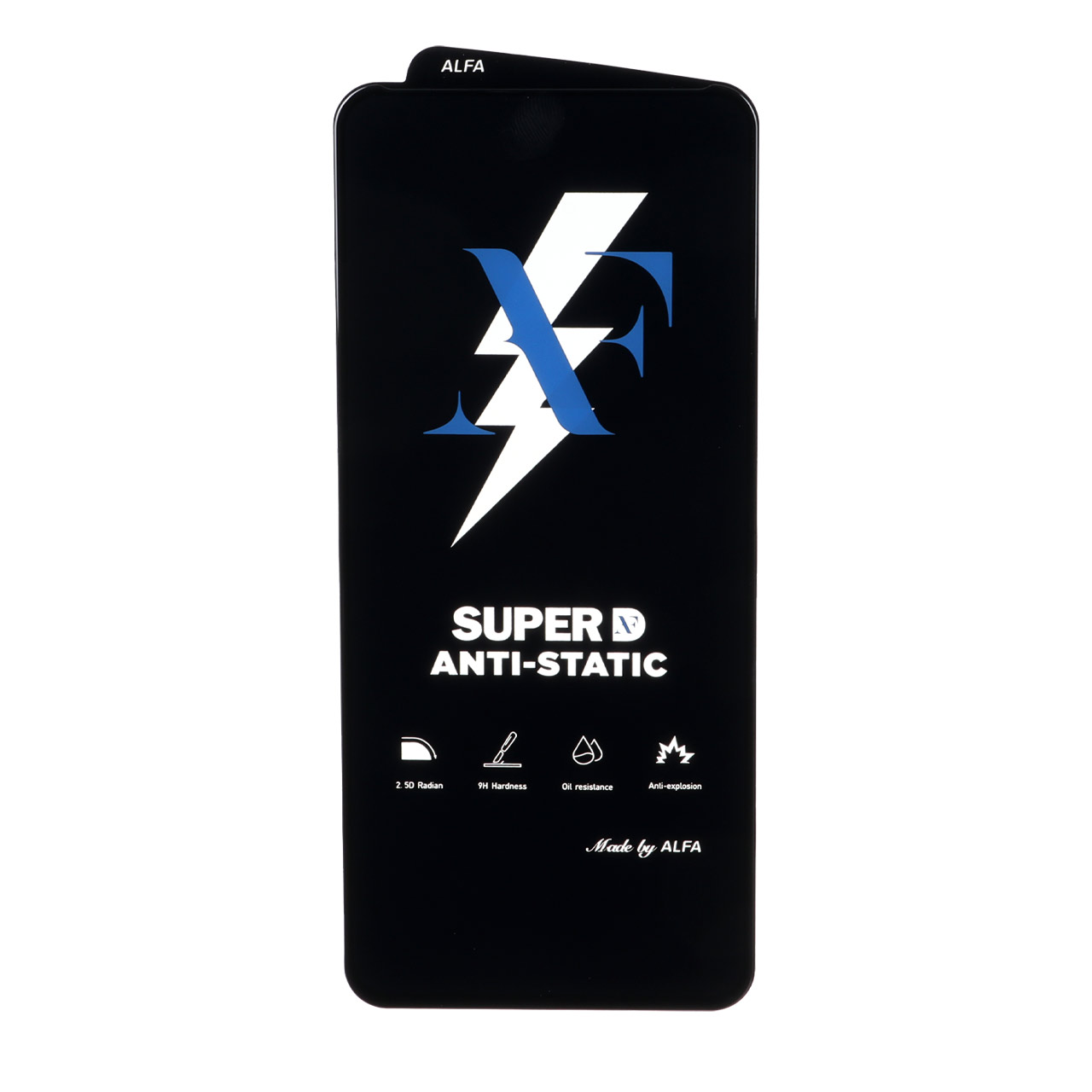 محافظ صفحه نمایش شیشه ای Super D Anti Static ALFA مناسب برای شیائومی، آنر، ریلمی و اوپو