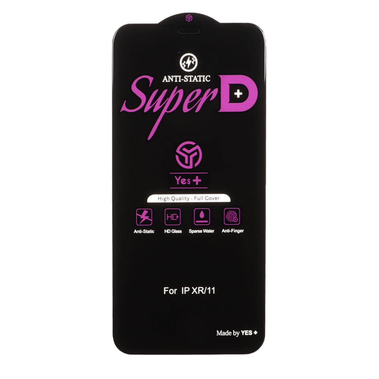 محافظ صفحه نمایش شیشه ای Super D Anti Static Yes Plus مدل Apple iPhone 11 / iPhone XR