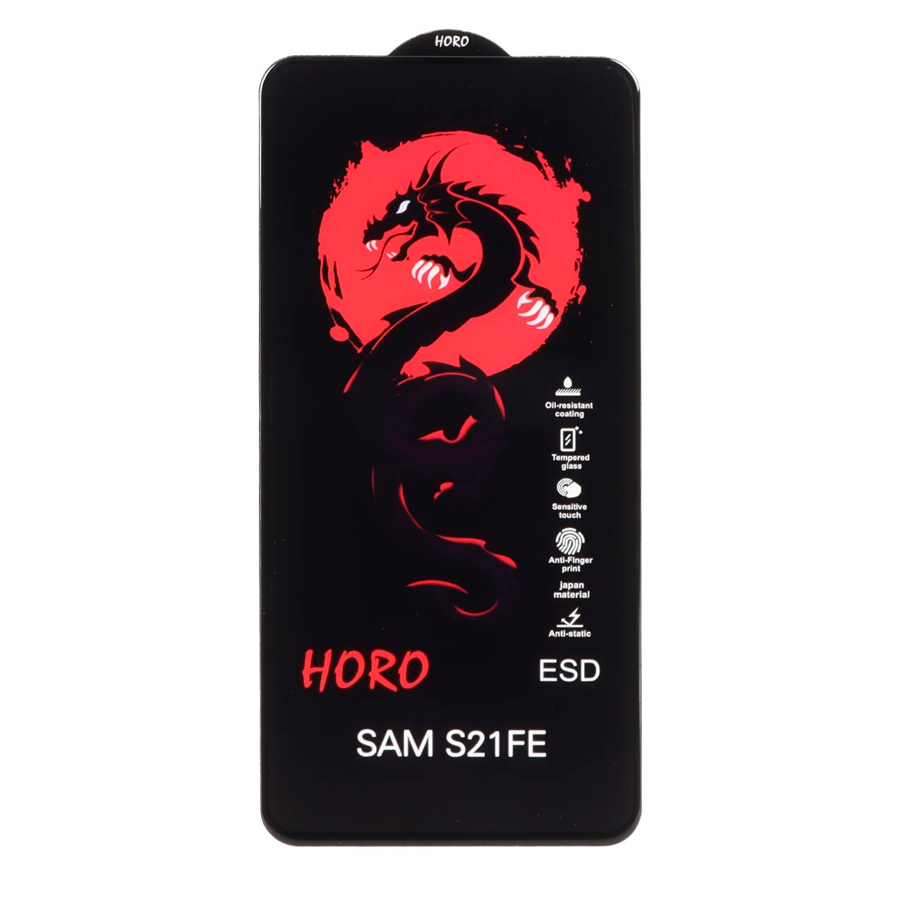 محافظ صفحه نمایش شیشه ای Full Cover ESD Horo مدل Samsung Galaxy S21 FE / Xiaomi Mi 9T / Mi 9T Pro / Redmi K20 / Redmi K20 Pro