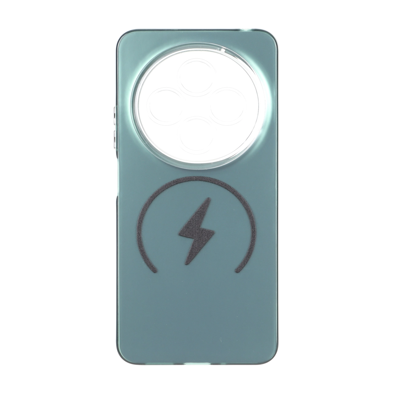 قاب طرح مگ سیف Spark با محافظ لنز شفاف مناسب برای شیائومی ردمی 14C، ردمی A4 و پوکو C75 - سبز