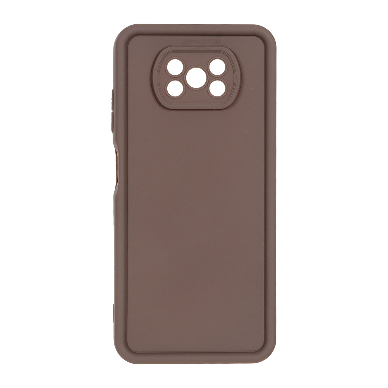 قاب Solid Case قهوه‌ای مناسب برای شیائومی پوکو X3، پوکو X3 پرو و پوکو X3 NFC