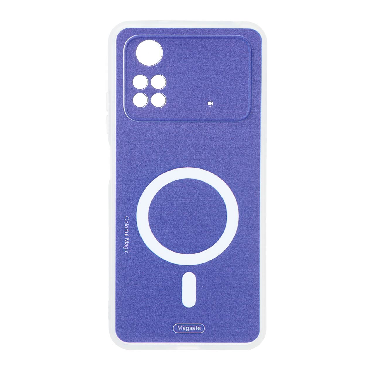قاب طرح مگ سیف محافظ لنزدار Colorful Magic مناسب برای شیائومی پوکو M4 پرو 4G