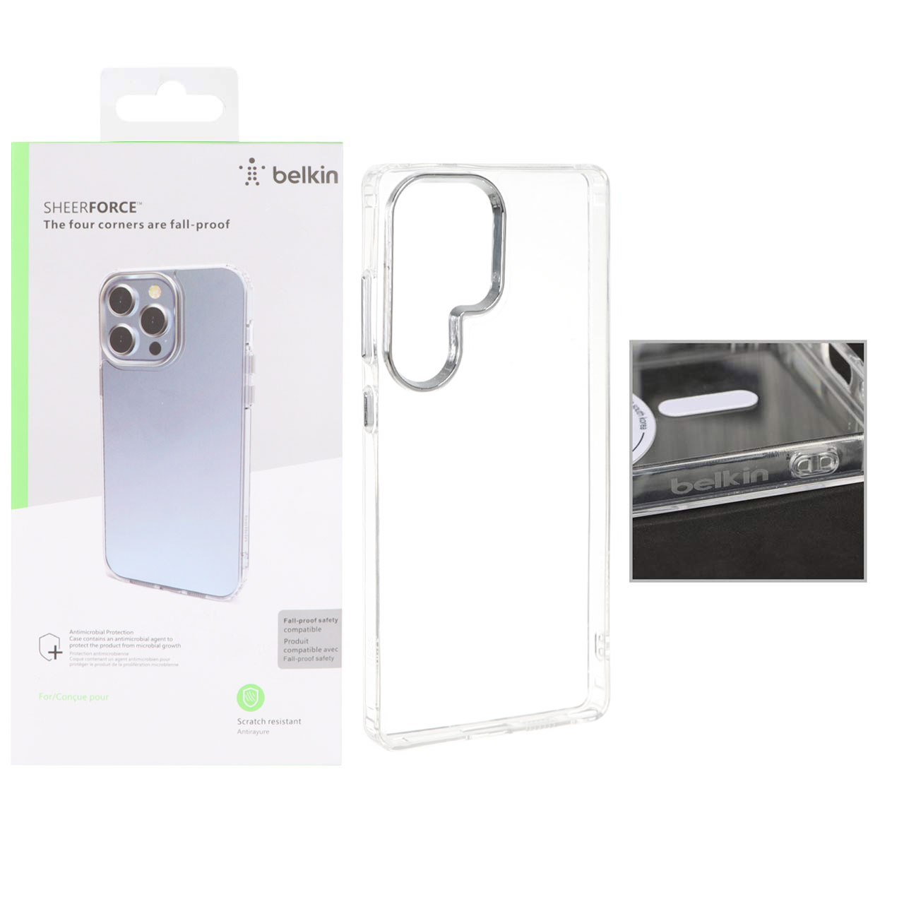 قاب شفاف Belkin مدل SHEERFORCE مناسب برای سامسونگ گلکسی S25 اولترا