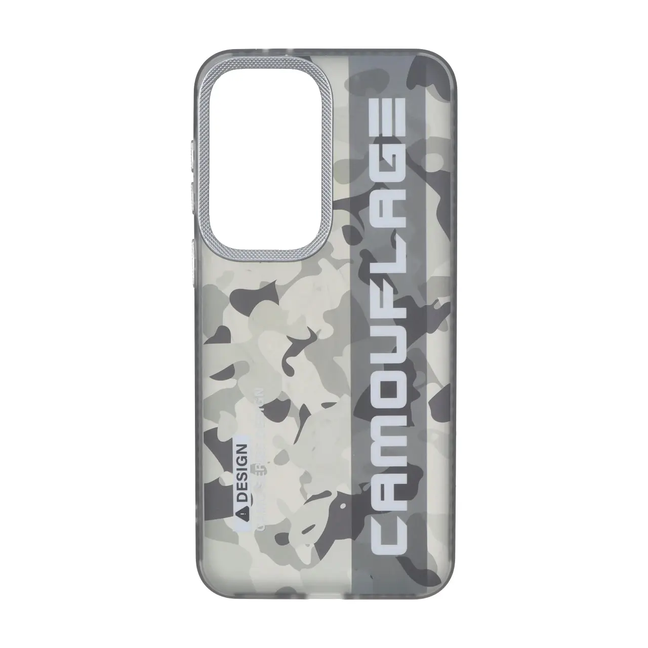 قاب طرح Camouflage چریکی محافظ لنز کربن مناسب برای سامسونگ گلکسی A37 - مشکی