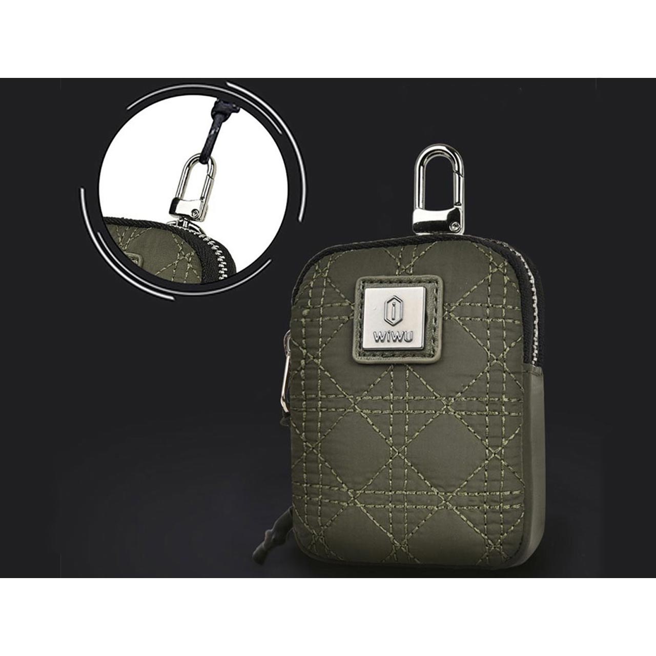 کیف اکسسوری Wiwu مدل Q-Pouch - سبز