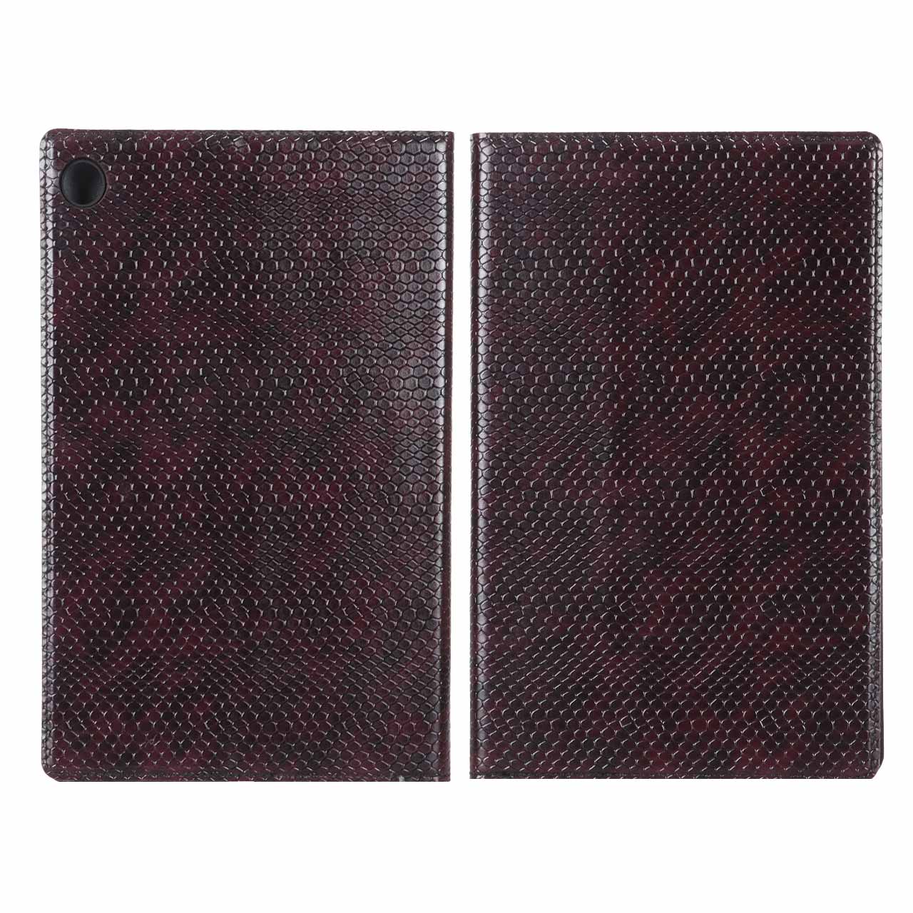 کیف تبلت طرح پوست ماری زرشکی مناسب برای سامسونگ گلکسی تب A9 پلاس 5G SM X216