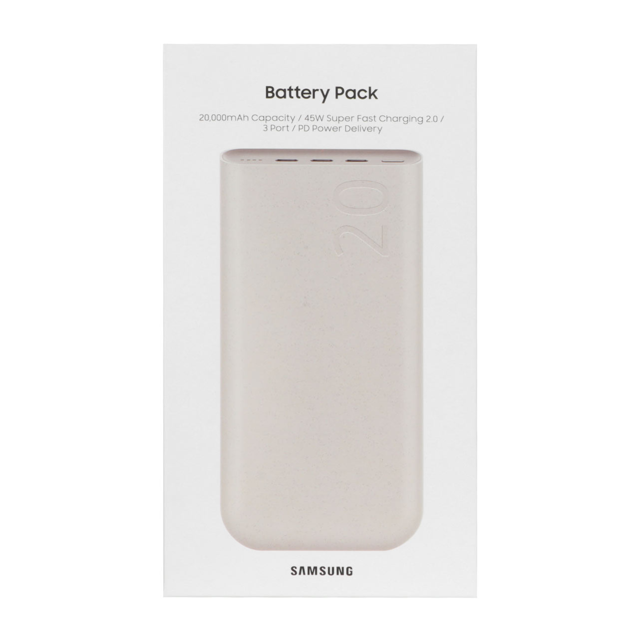 پاوربانک 45 وات (PD و فست شارژ) Samsung 20000mAh مدل EB-P4520 (High Copy)