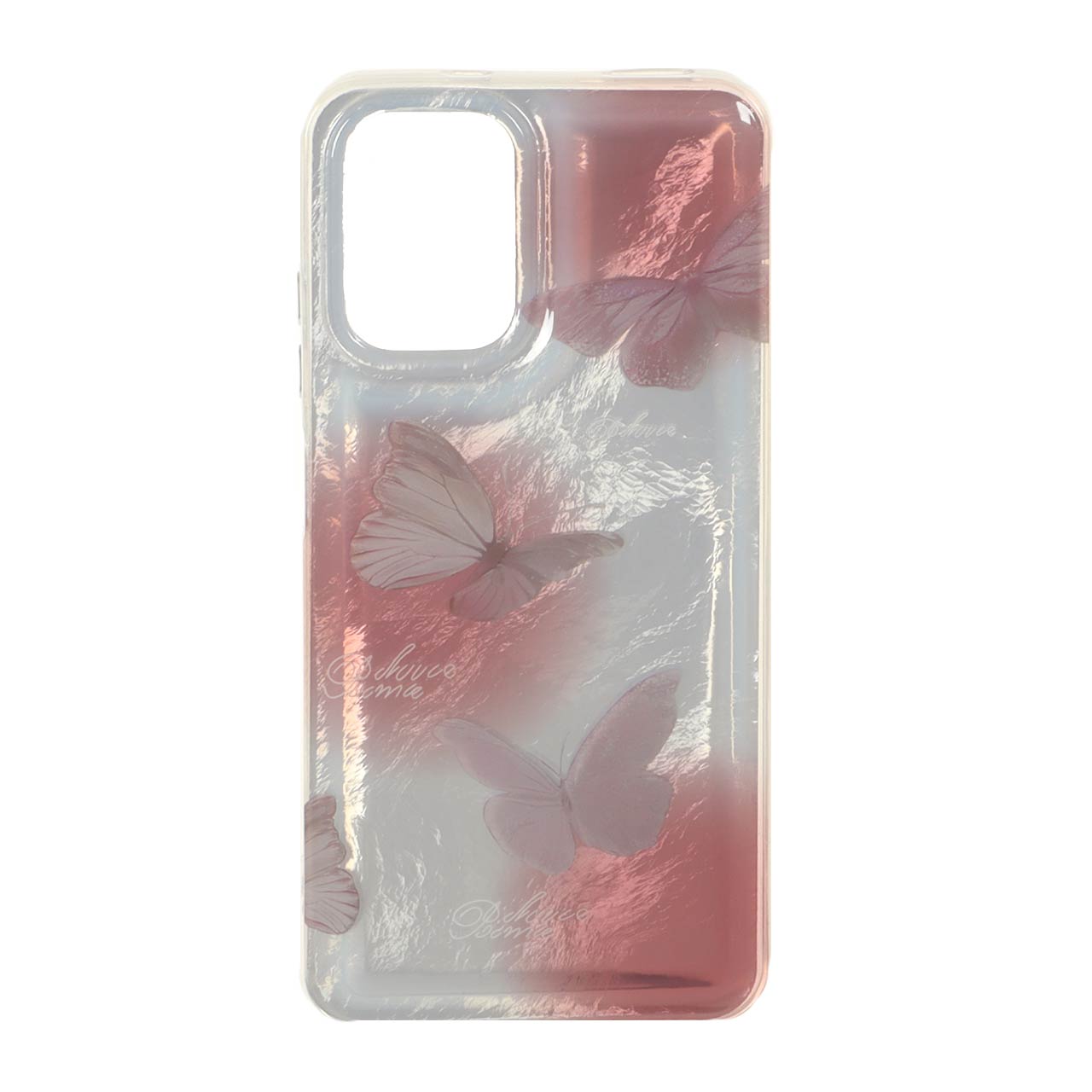 قاب طرح پروانه اطلسی دور ژله ای مناسب برای شیائومی ردمی نوت 10 4G، ردمی نوت 10 اس و پوکو ام 5 اس