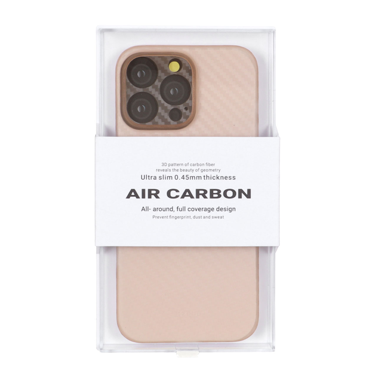 قاب محافظ لنزدار Apple iPhone 16 Pro Max Original KZDoo Air Carbon - صحرایی
