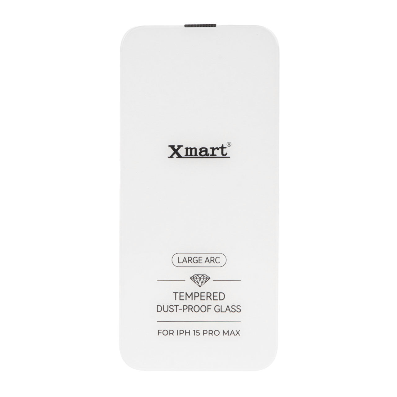 محافظ صفحه نمایش Xmart 3D Large Arc شیشه ای توری دار مناسب برای آیفون 15 پرو مکس