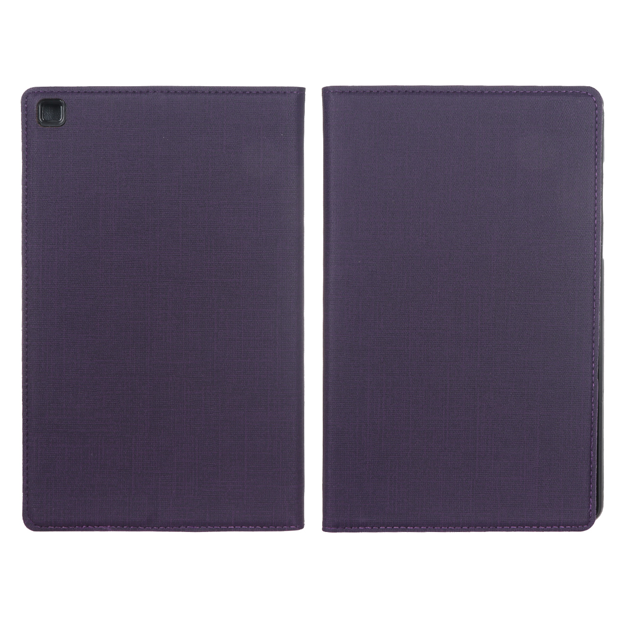کیف تبلت چرمی ساده مناسب برای Samsung Galaxy Tab A8 (2019) / T290 / T295 طرح بادمجانی