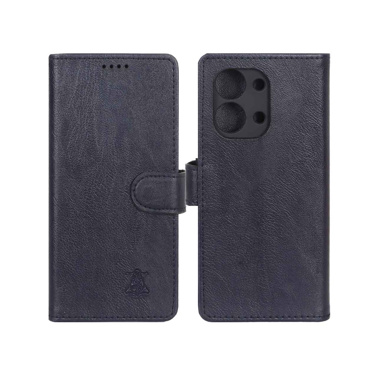 کیف چرمی مگنتی محافظ لنزدار مناسب برای شیائومی ردمی 15C و پوکو C85