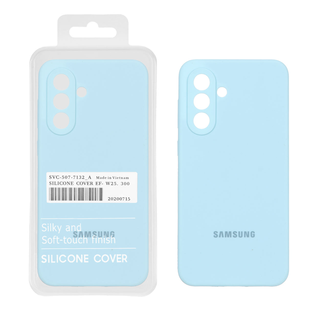 قاب سیلیکونی پاک کنی اورجینال Master Quality مدل Samsung Galaxy A37 / A56 / A36 - آبی آسمانی (پک دار)