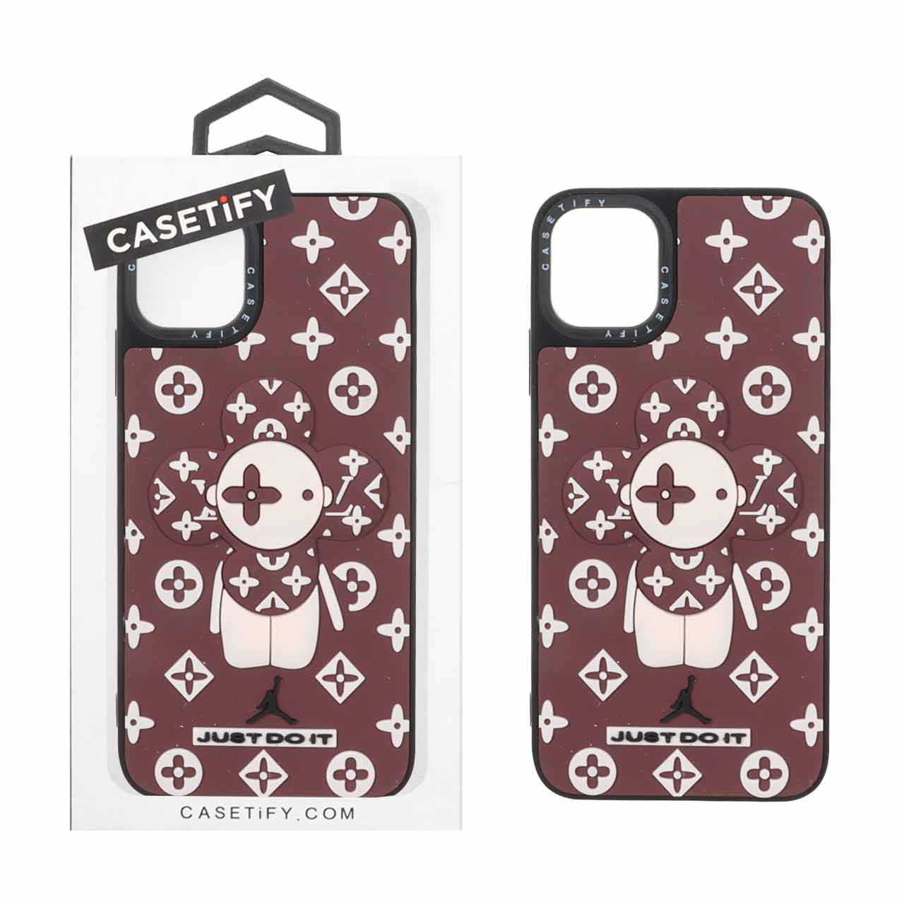 قاب Casetify طرح مونوگرام لوئی ویتون و شخصیت فانتزی Just Do It مناسب برای آیفون ۱۱ پرو مکس