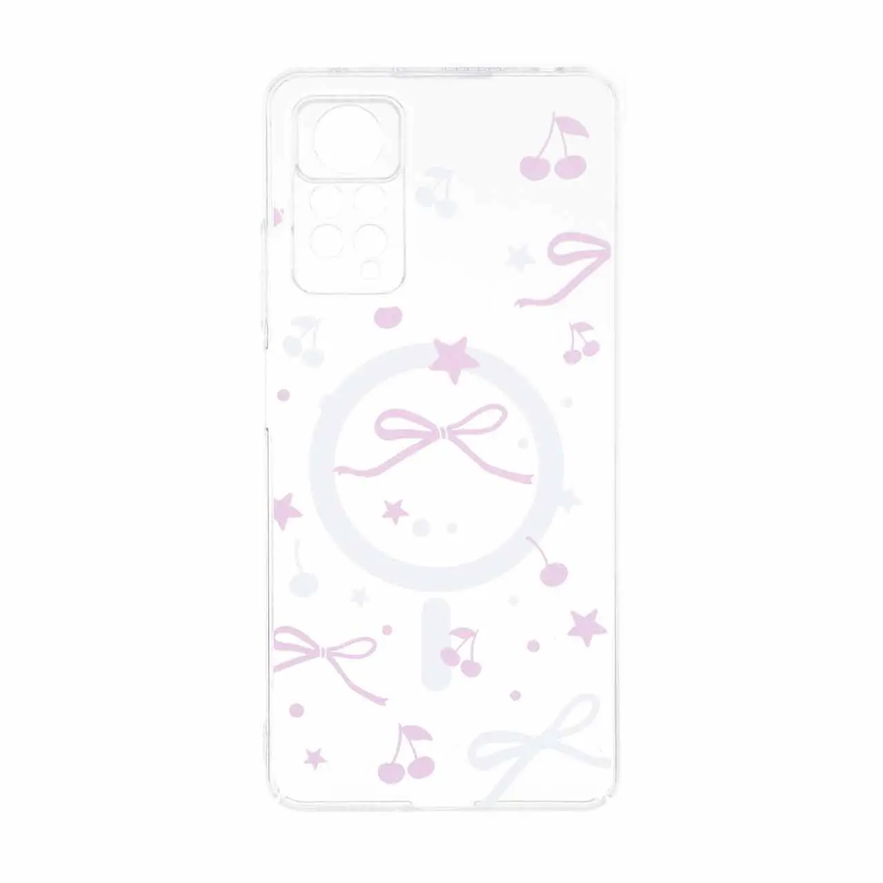 قاب Cute کریستالی طرح مگ سیف محافظ لنزدار Xiaomi Redmi Note 12 Pro 4G / Redmi Note 11 Pro - کد 170