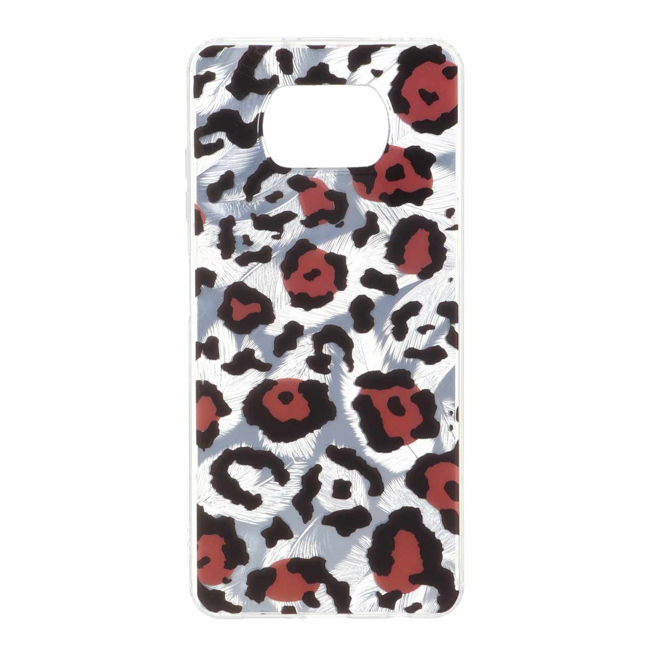 قاب طرح پر اطلسی دور ژله ای مناسب برای شیائومی پوکو X3، پوکو X3 پرو و پوکو X3 NFC